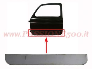 riparazione porta sx fiat 500