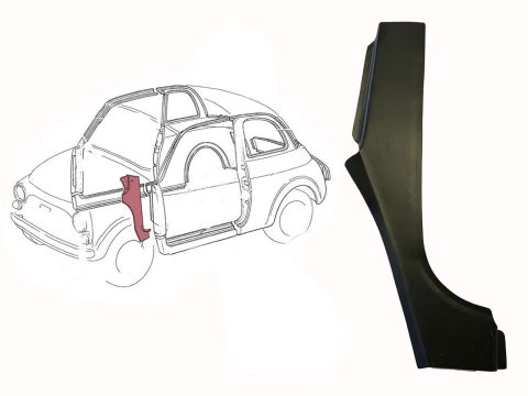 montante interno porta sx Fiat 500 D
