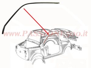 gocciolatoio fiancata sinistra Fiat 500 N D