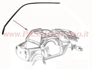 gocciolatoio fiancata destra Fiat 500 N D
