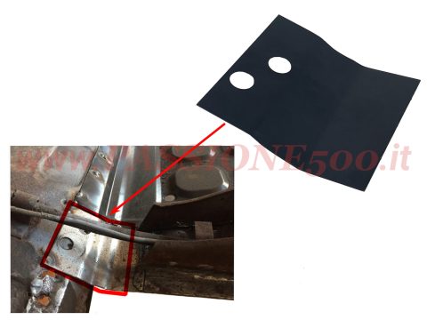 piastra di collegamento tra pianali fiat 500