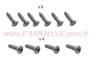 kit viti griglia fiat 500 f