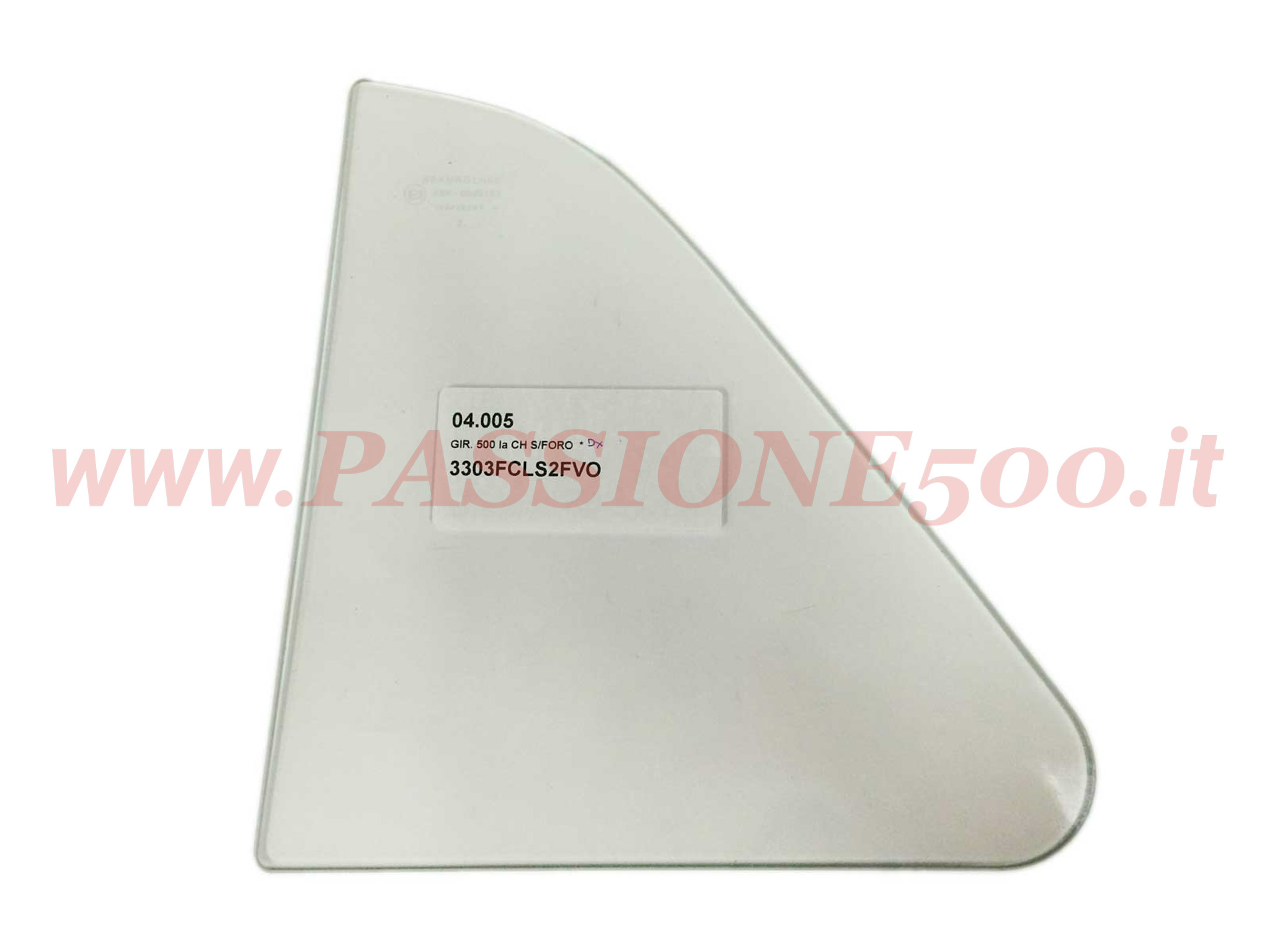 vetro deflettore destro fiat 500