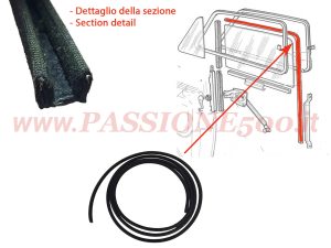canalino scorrivetro porta Fiat 500