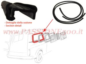 guarnizione base vetri scorrevoli fiat 500