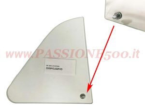 vetro deflettore perno destro fiat 500
