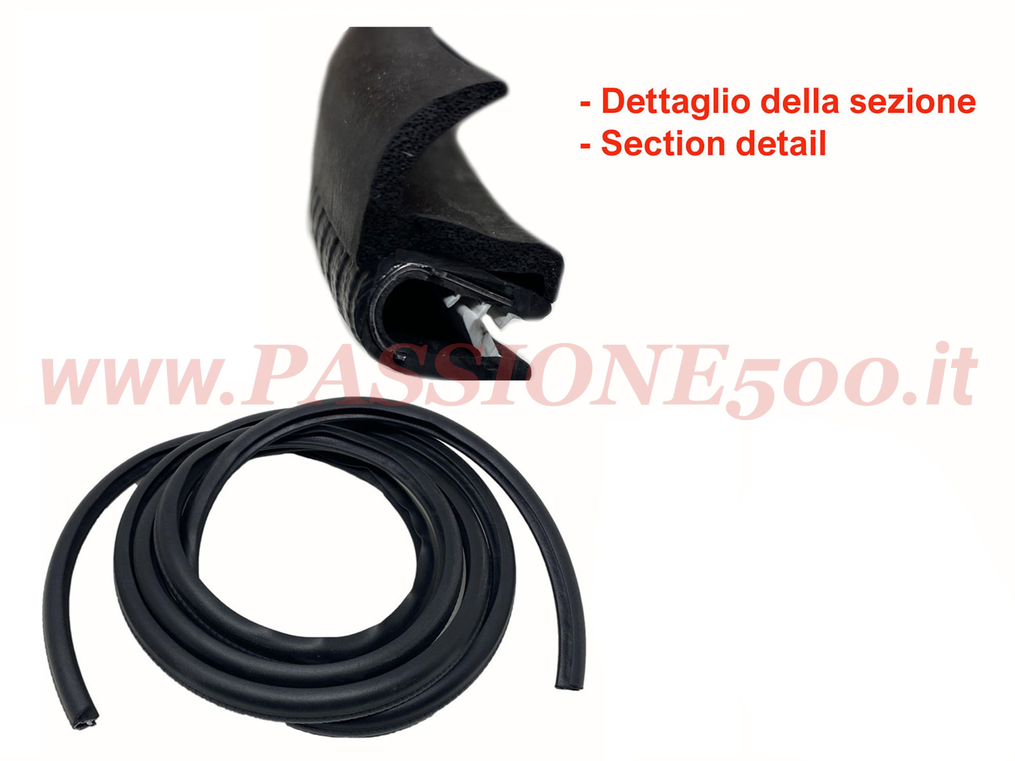 guarnizione porta modif Fiat 500 N D