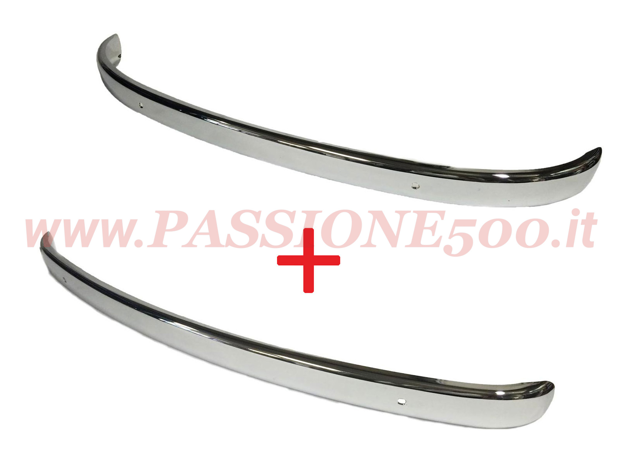 coppia paraurti 45 micron fiat 500