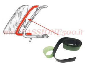 guarnizione interna deflettore fiat 500