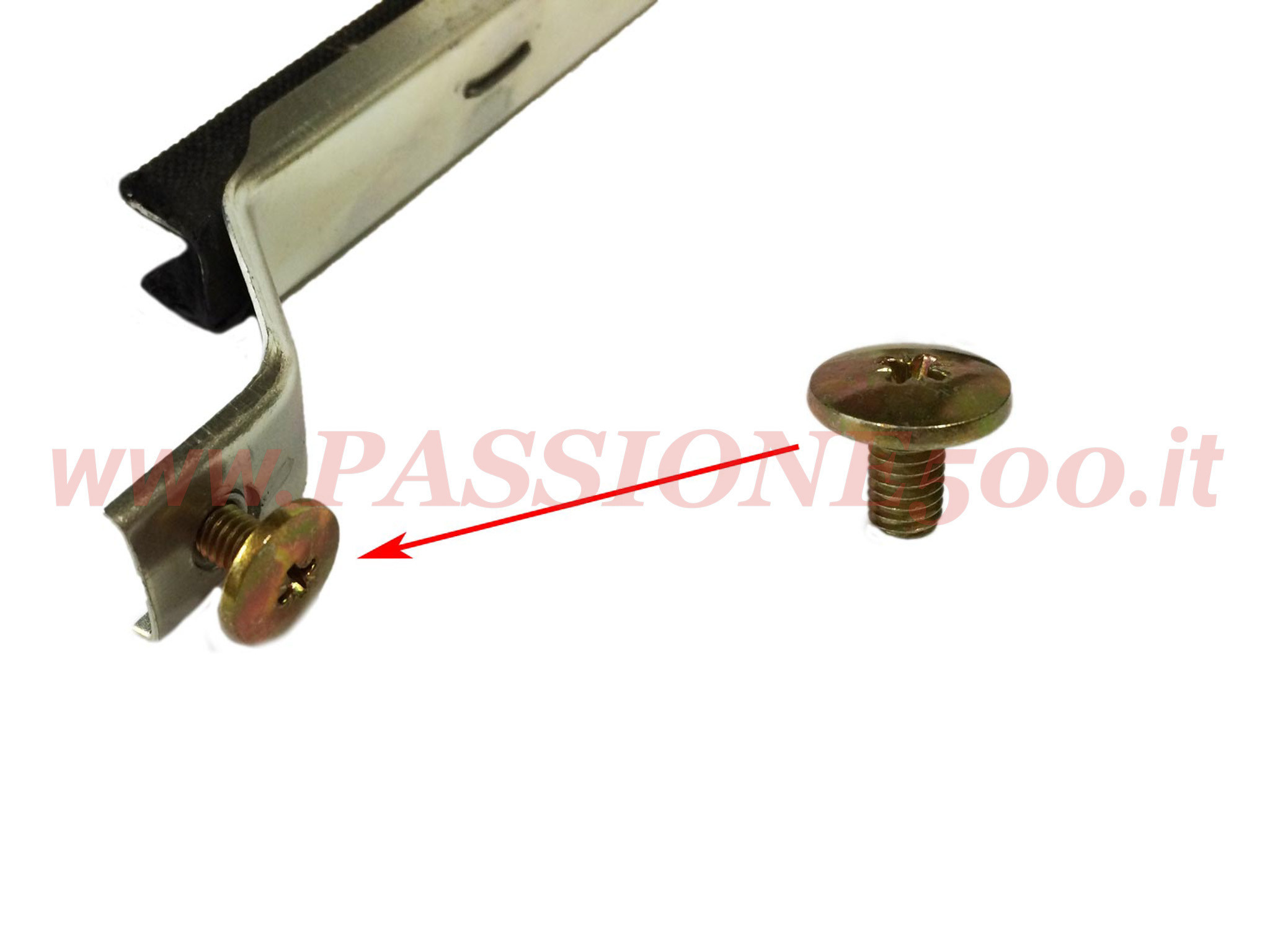 vite guida vetro post fiat 500