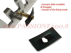 molletta fissaggio fregio fiat 500