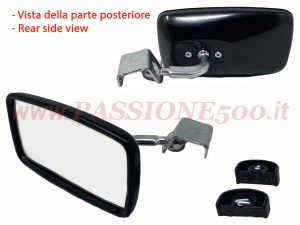specchio morsetto metallo Fiat 500