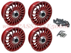 kit cerchi grifo red fiat 500