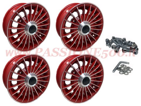 kit cerchi grifo red fiat 500