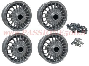 kit cerchi grifo silver fiat 500