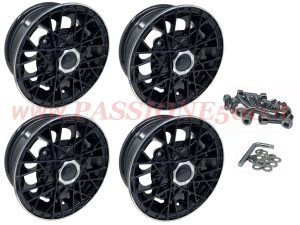 kit cerchi ray black fiat 500