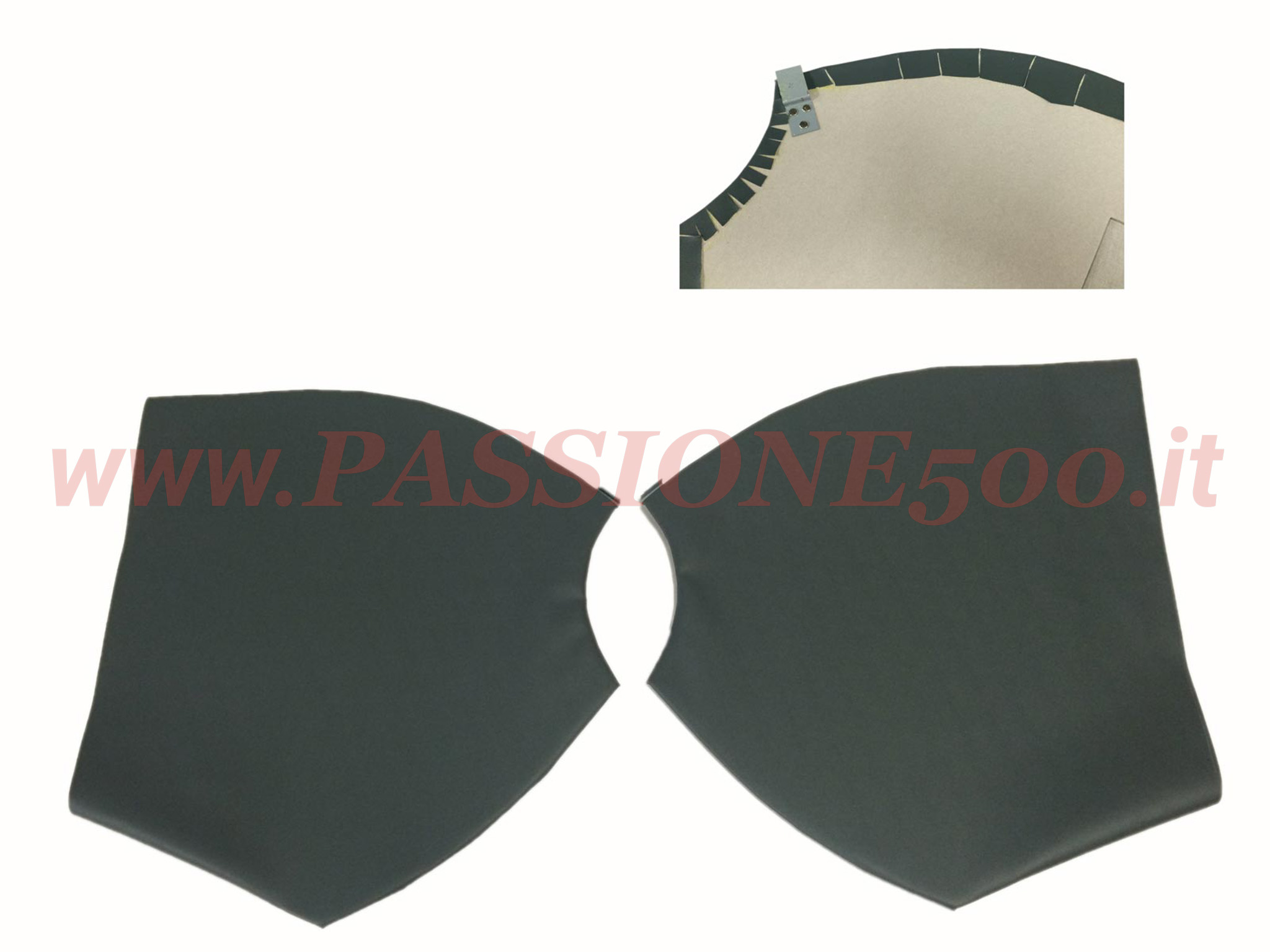 pannelli passaruota blu fiat 500 D