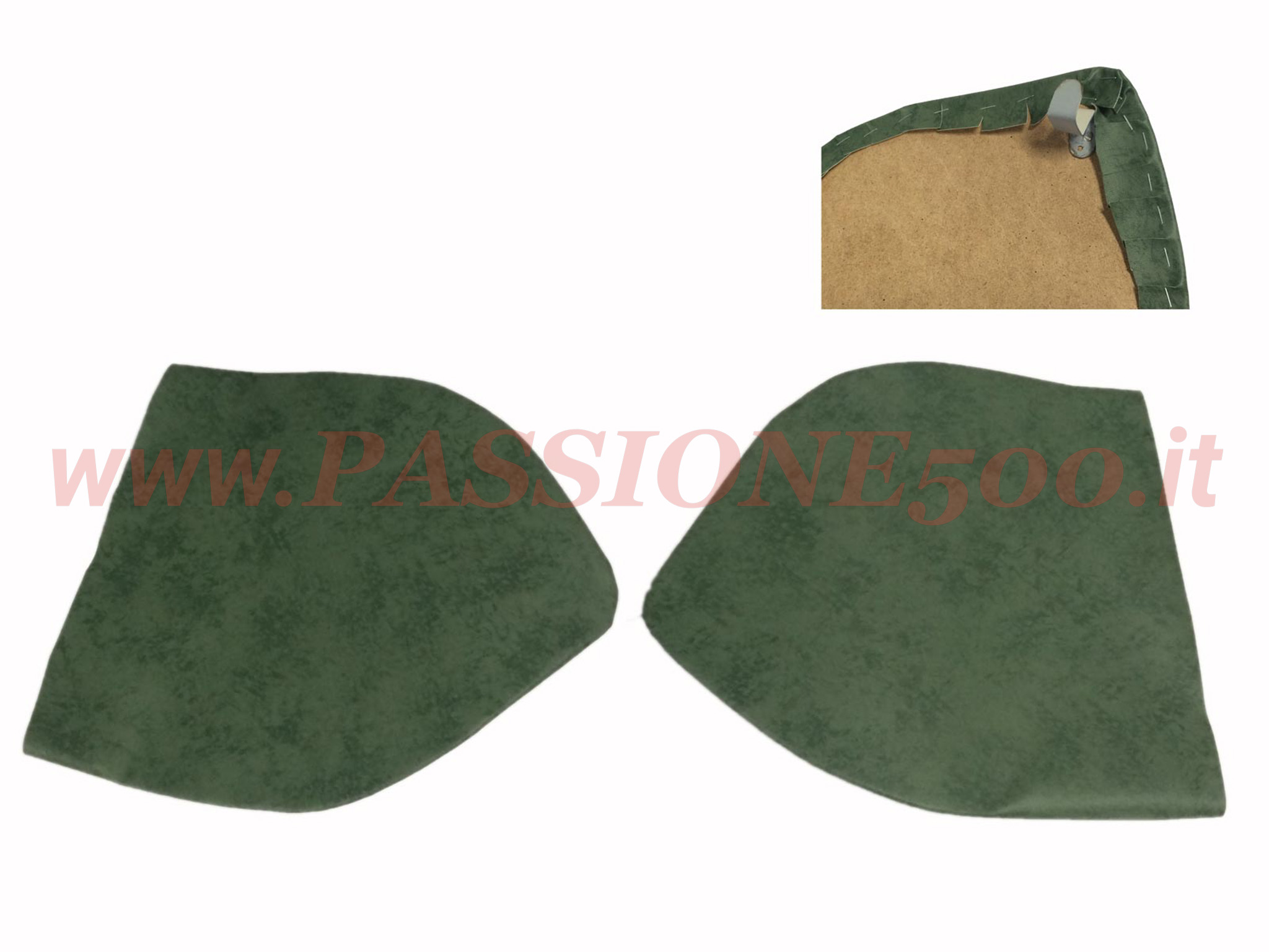 pannelli passaruota verde fiat 500 N