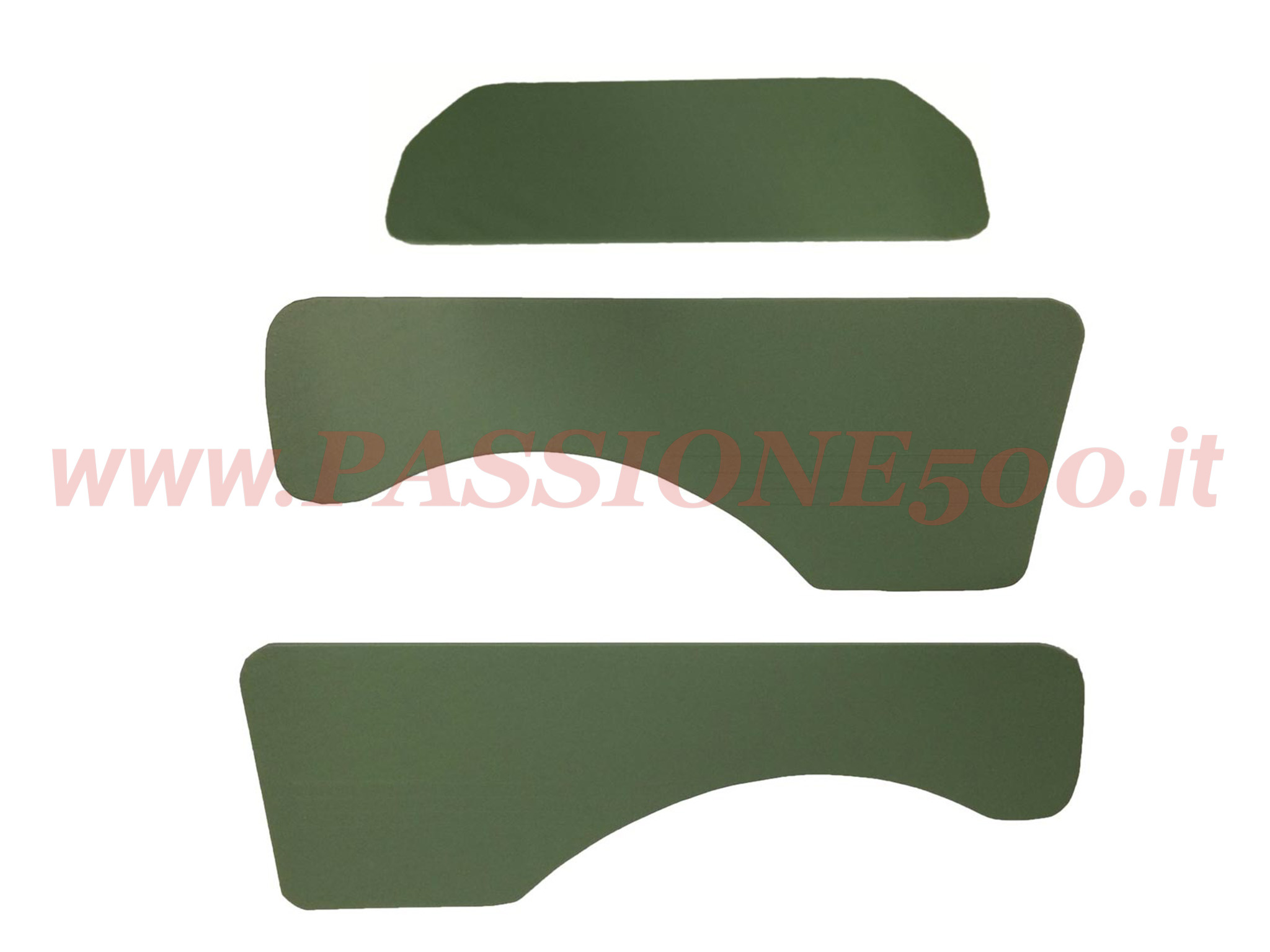kit pannelli posteriori verde fiat 500 giardiniera
