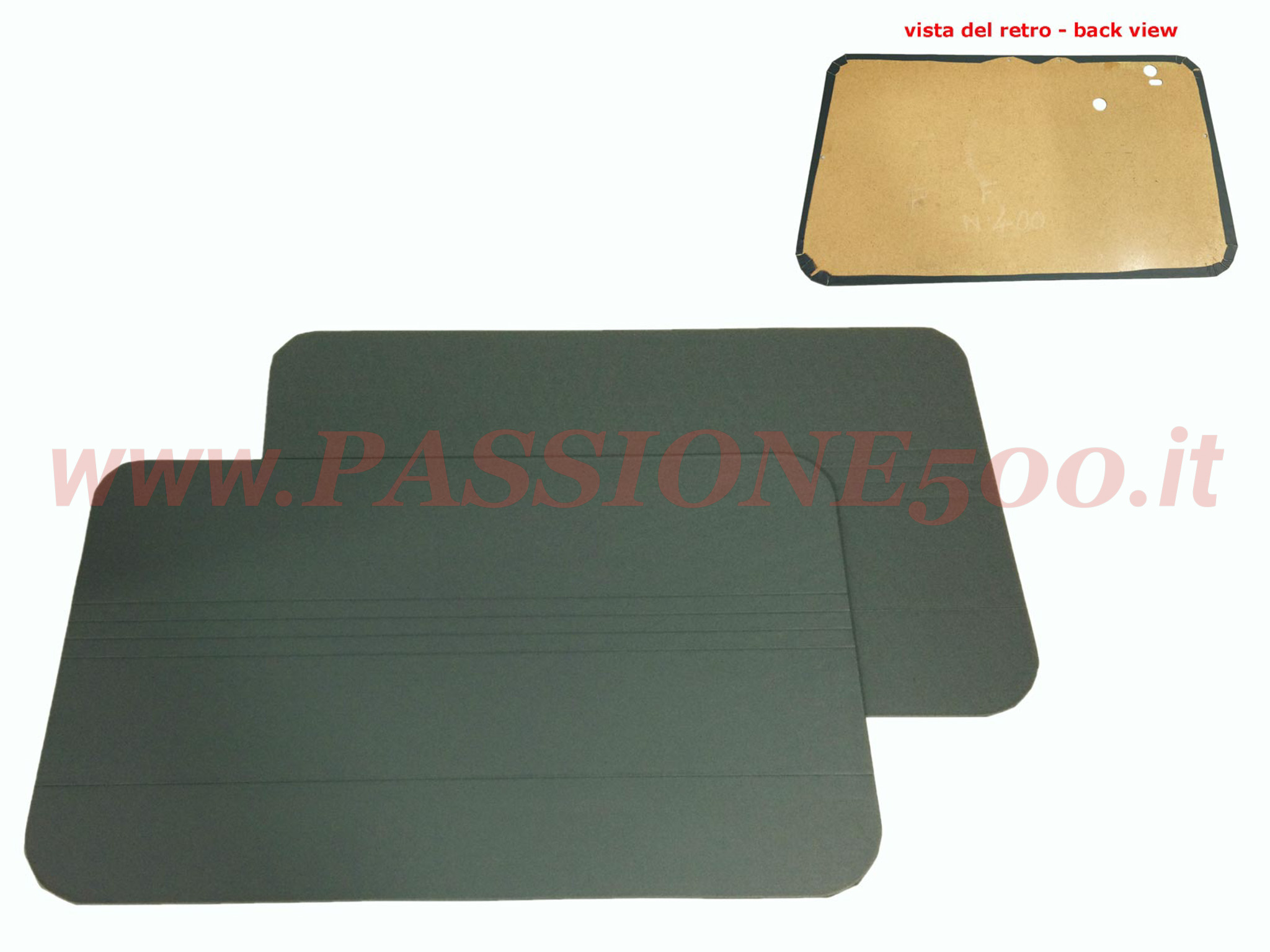 pannelli anteriori blu fiat 500 F