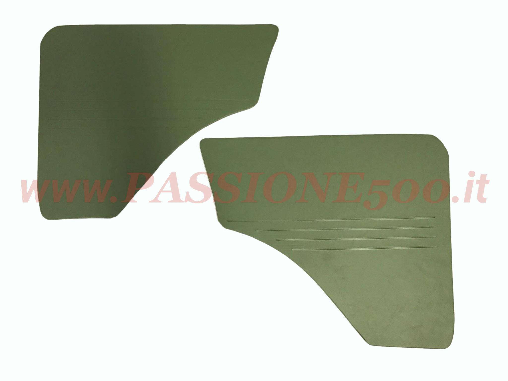 pannelli posteriori verde fiat 500 F