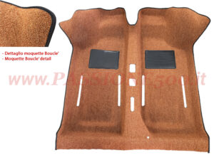 tappeto moquette abitacolo boucle' ocra Fiat 500