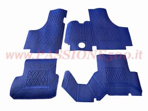 sovratappeti blu gomma Fiat 500