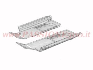 tappeti pianali Fiat 500