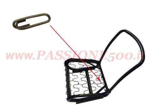 clip molle esterne sedile Fiat 500