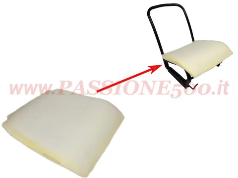 imbottitura seduta sedile anteriore fiat 500