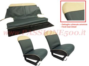 selleria vipla blu Fiat 500 N