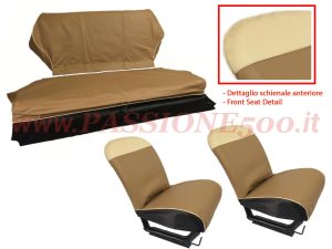 selleria vipla marrone Fiat 500 D