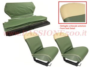 selleria vipla verde Fiat 500 D