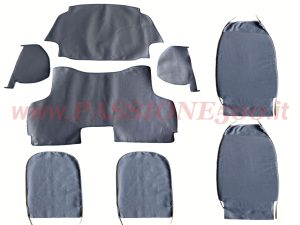 selleria tessuto blu Fiat 500 N