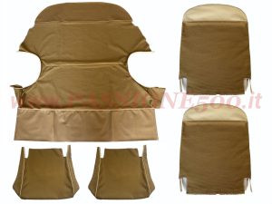 selleria tessuto marrone Fiat 500 N