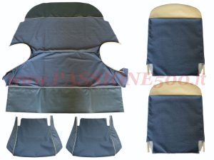 selleria tessuto blu Fiat 500 N