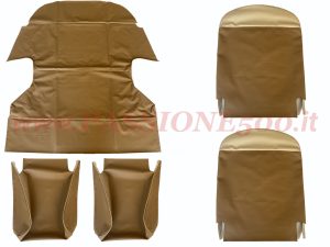 selleria vipla marrone Fiat 500 N