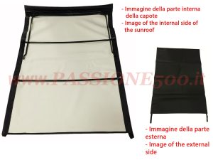 capote montata nero Fiat 500 Giardiniera