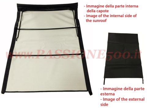 capote montata nero Fiat 500 Giardiniera