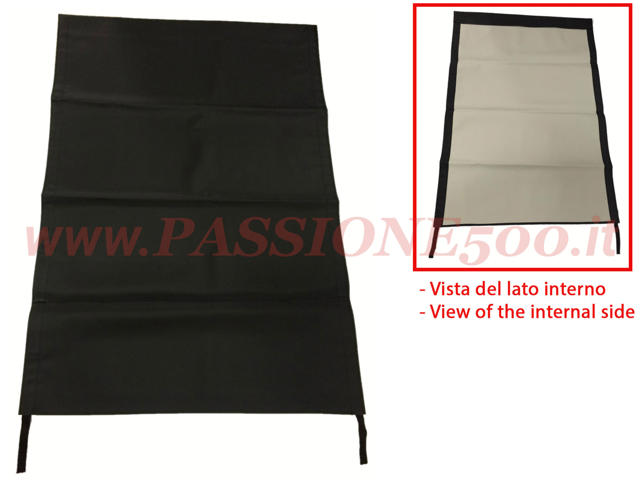 telo capote nero Fiat 500 Giardiniera