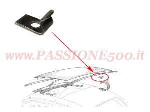 gancio cinghietto capote Fiat 500