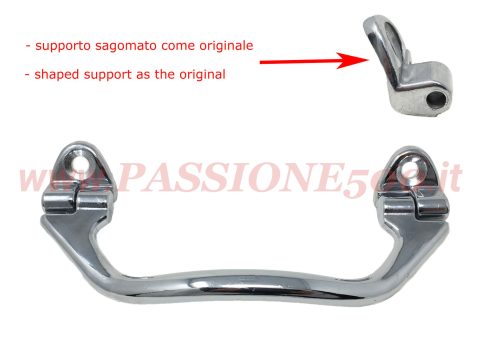 maniglia tiraporta cromata Fiat 500