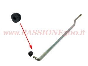 gommino asta pomello serratura fiat 500 f l r