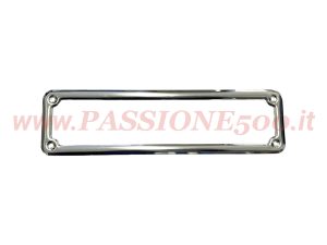 cornice targa anteriore acciaio fiat 500