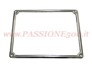 cornice targa posteriore acciaio fiat 500