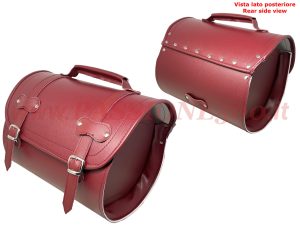 Valigia scay bordeaux portapacchi Fiat 500