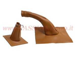 kit cuffia freno a mano e cambio ocra Fiat 500