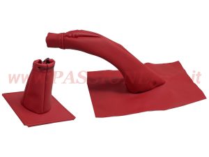 kit cuffia freno a mano e cambio nero Fiat 500