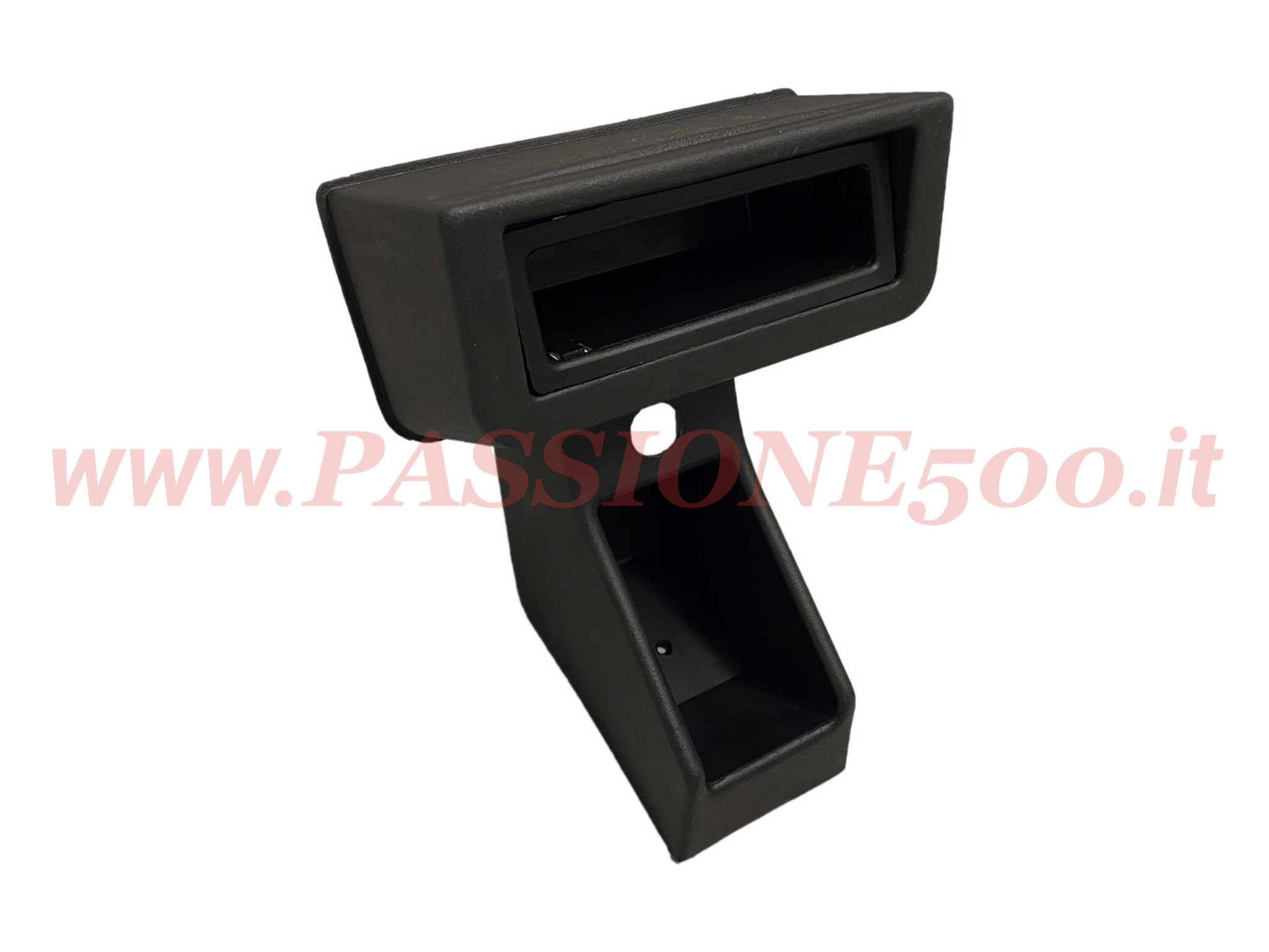mobiletto portaradio plastica nero Fiat 500