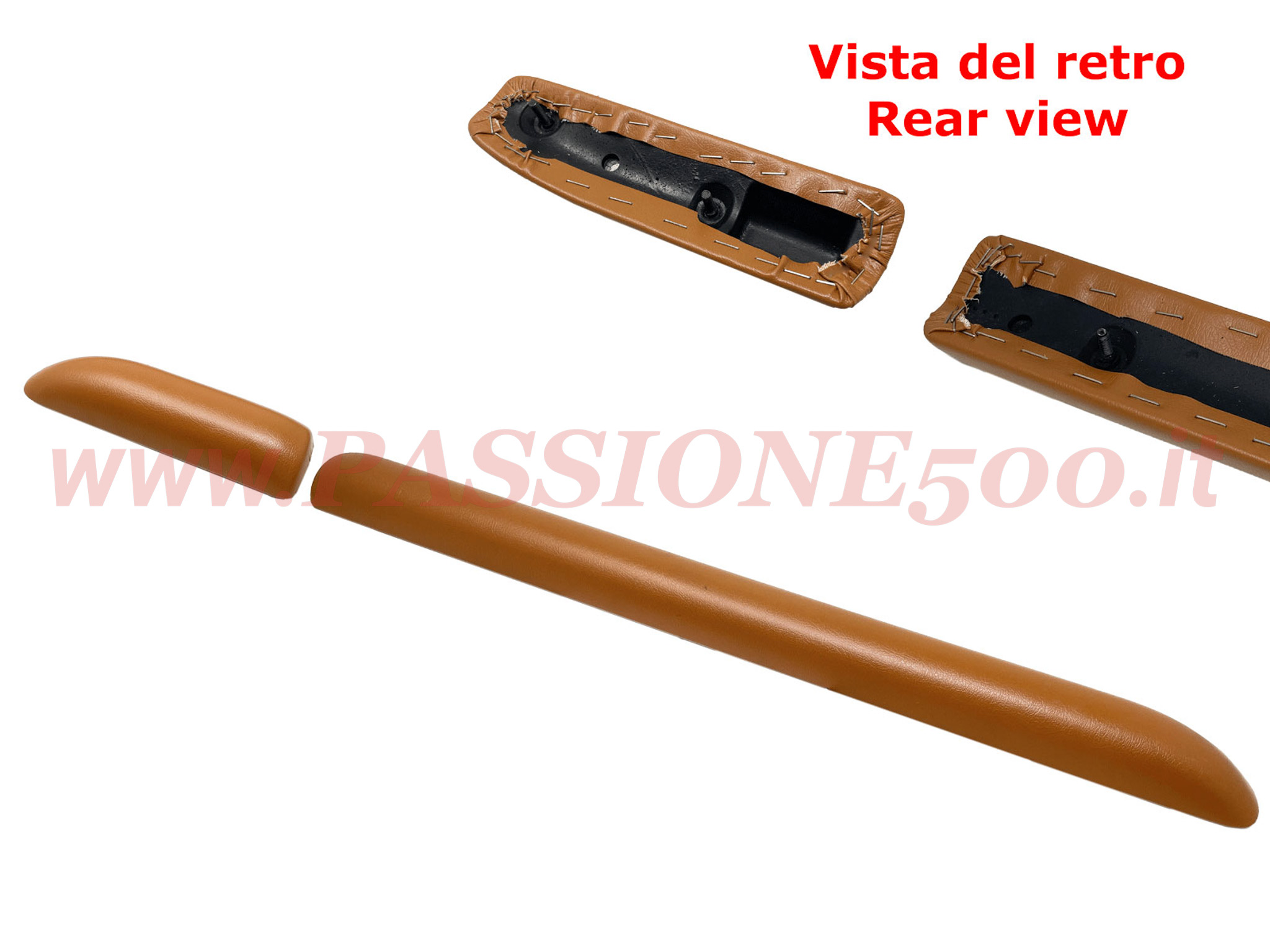 paraginocchia cruscotto rosso Fiat 500 F L R